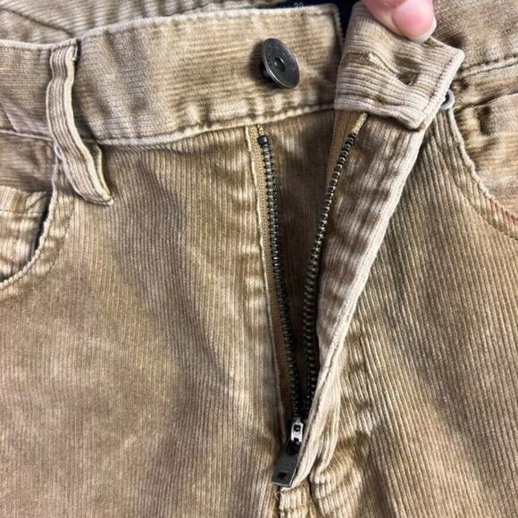 Quicksilver Jeans Pants Mens 28 Brown Straight Tapered Fit Corduroy - Picture 9 of 16